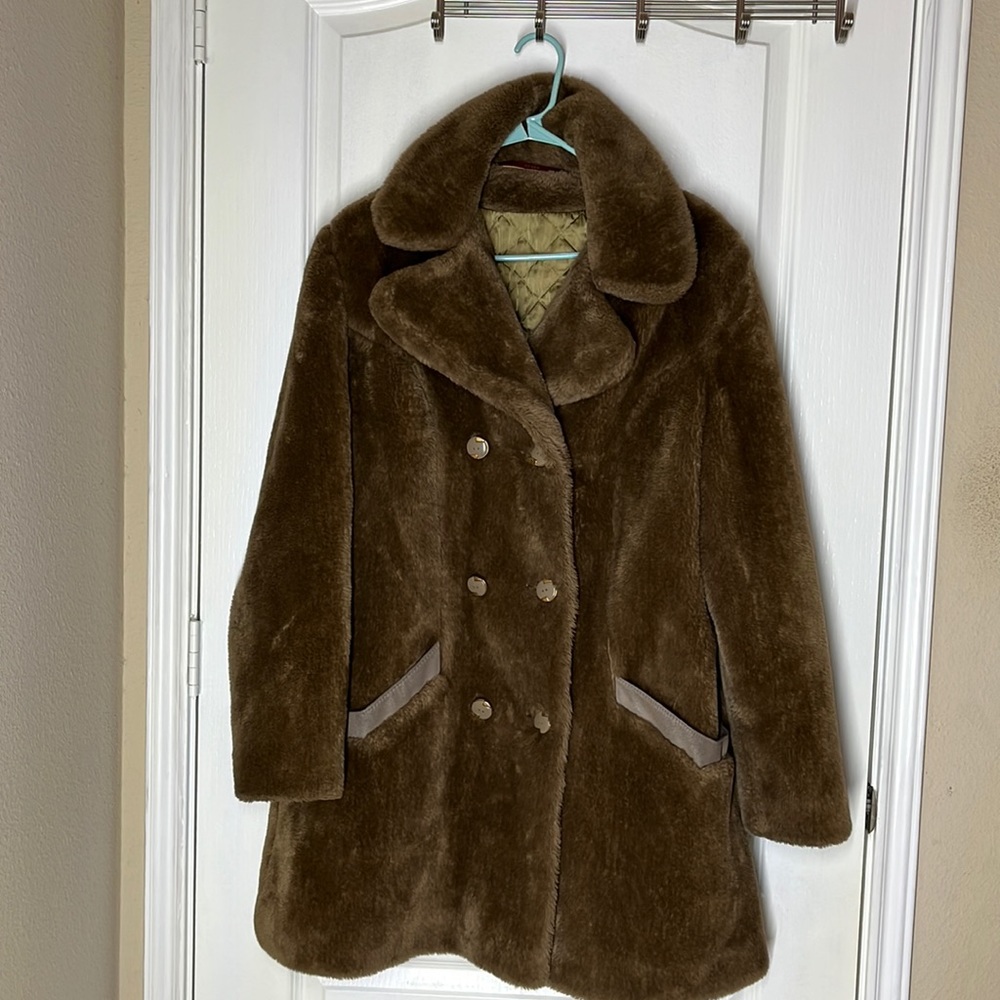 SEARS Fluffy vintage coat.